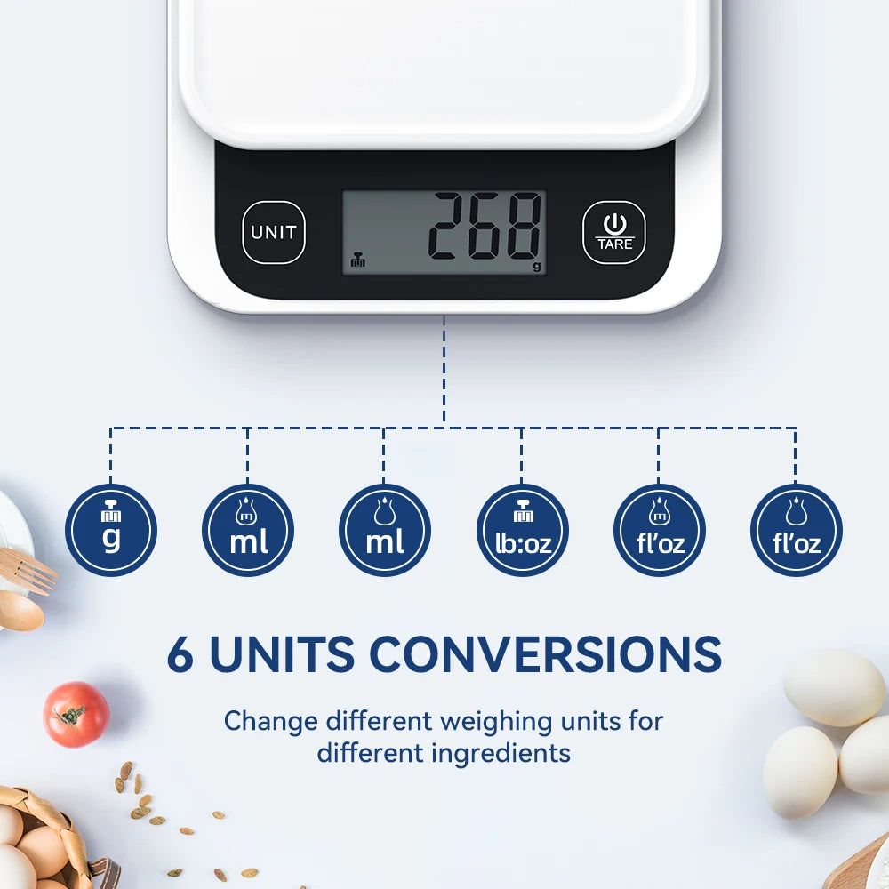 Smart Kitchen Scale - High Accuracy Calculating Calories and Nutrition