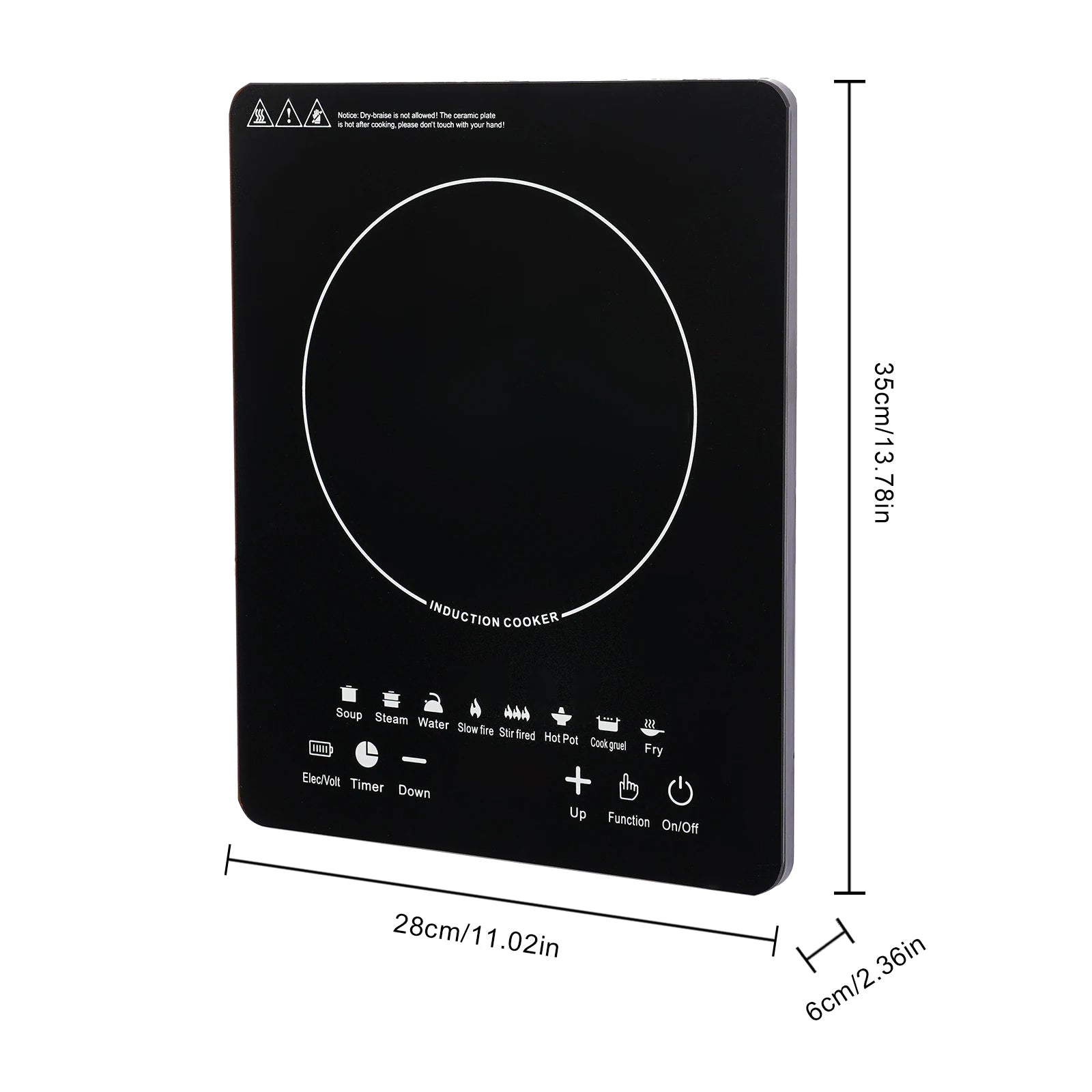 2200W Portable Electric Induction Cooker