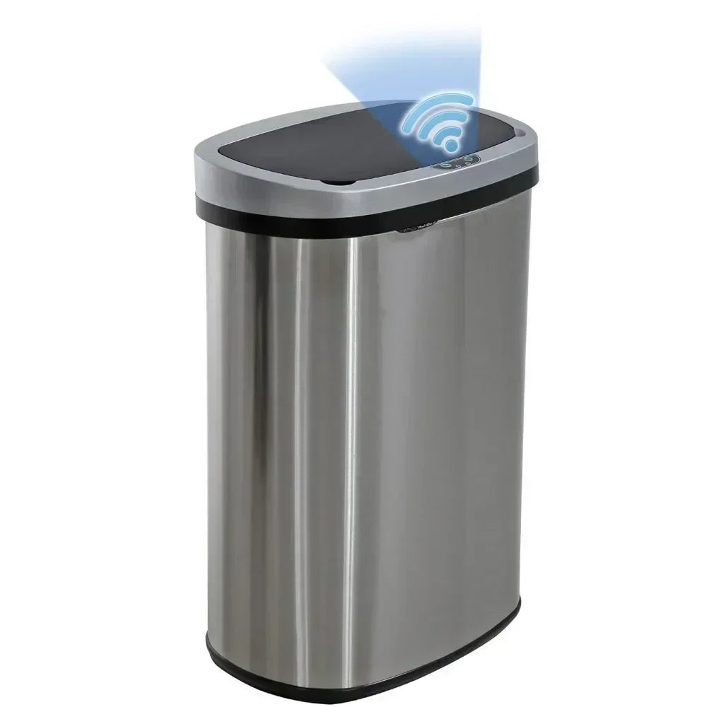 Smart Waste Bin with Lid - 50L Capacity for Home and Office